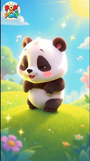 Adorable Baby Panda Rolling – Cute Cartoon Animation for Kids