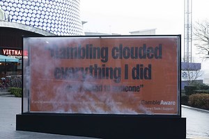 GambleAware tackles gambling stigma with innovative smoke-filled billboard created by Lucky Generals…  - News