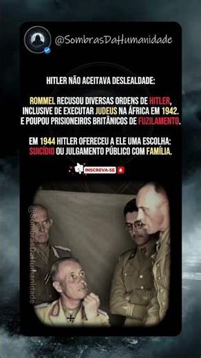 Rommel DESOBEDECEU em 1944, e HITLER fez ele pagar o PREÇO...