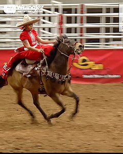 Riding sidesaddle in traditional dress, the Carrera Con Giros competitors brought a unique experience to fans at the San Antonio Stock Show & Rodeo. 🙌 | Wrangler Western