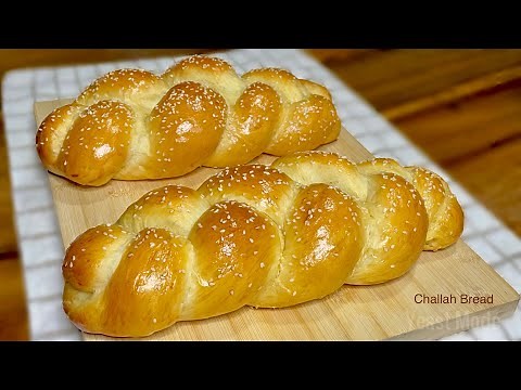 CHALLAH BREAD Recipe | 3 Strand Bread Braiding
