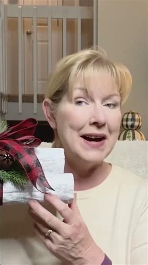 Easy Pool Noodle Birch Logs DIY For Christmas Decor! #dollartreediy