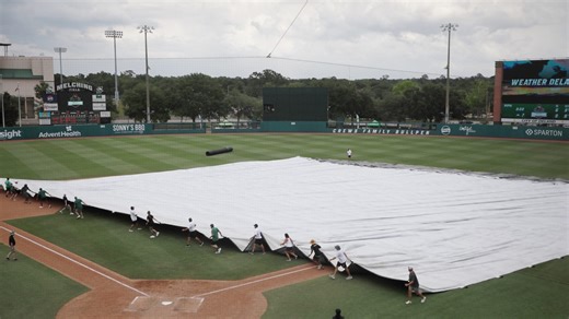 Stetson baseball vs. FGCU highlights: Hatters move on after rain cancels final 3 innings