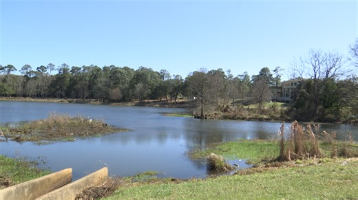 $15M dredging project begins at Langan Lake, promises cleaner water and new recreation | WKRG.com