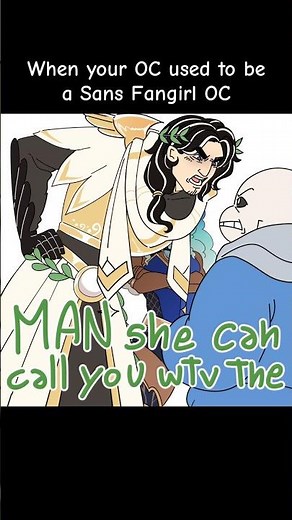 When your main OC used to be a Sans Fangirl OC #animation #undertale #alightmotion #oc