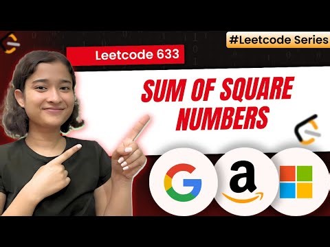 Sum of Square Numbers | Leetcode 633