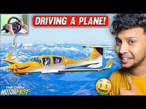 DRIVING A PLANE FOR THE FIRST TIME! 😍 The Crew Motorfest | LOGITECH G29