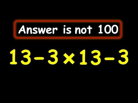 Only Geniuses Solve This Fast | PEMDAS Challenge