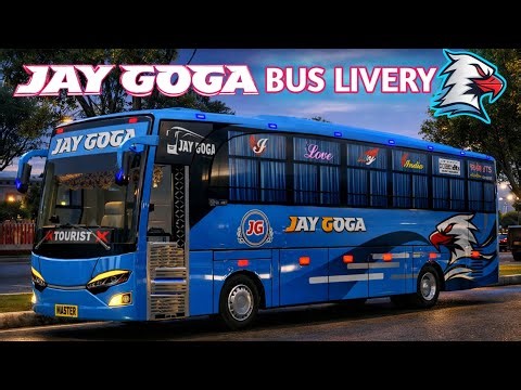 Jay Goga Bus New Livery 🚌✨ | Subscriber Demand Pe Banayi | Barish Ka Realistic View 🌧️🔥 | #jaygoga 