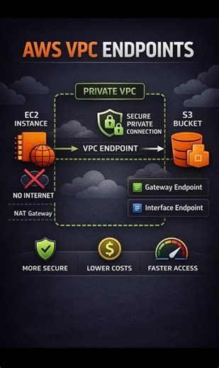 How EC2 Accesses S3 Without Internet | AWS VPC Endpoints Explained