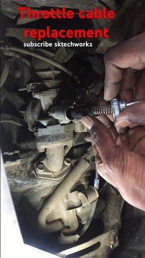 Throttle cable replacement