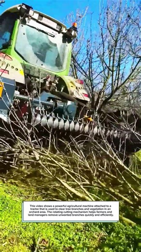 Heavy Tractor Tree Branch Clearing Machine #machine #technology #tractor