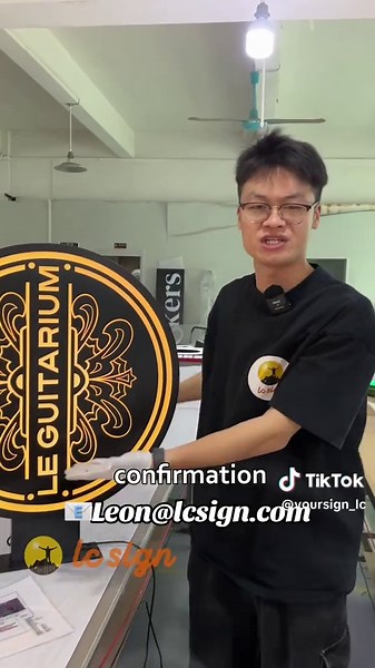 Will not budge on. Send your logo design and size to our email address or WA in bio 📧 @stayfollowedchallenge #led #ledsign #arcylic #arcylicart #businesslogo #artwork #signsupplier #signfactory #lcsign #foryou #foryoupage #signmaking #signmaker #cringe #sourcefactory #tiktok