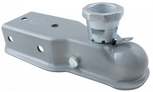 Dexter Coupler - Painted - Multi-Fit Ball - 3" Channel - Bolt On - 5,000 lbs Dexter Straight Tongue