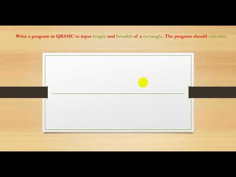 QBASIC - Modular Programming Using Sub and Function