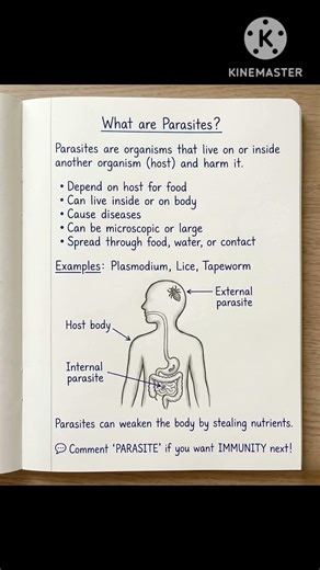 What are Parasites?#Parasites #BiologyBasics #HealthScience #Microbiology #learnscience