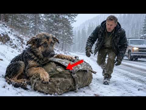 SEAL Opens Bag Guarded by Freezing Dog—The Inside Shocked Him