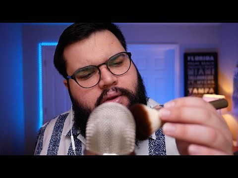 ASMR exploring brushing sounds (brushing, tapping)