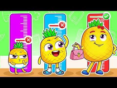 Baby Wants to Be Taller Song | Big or Small Song | Nursery Rhymes & Kids Songs by Baby Color