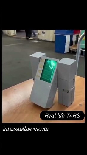 Charles diaz, a robotics enthusiast , build real TARS from film interstellar #robot #robotics #nasa