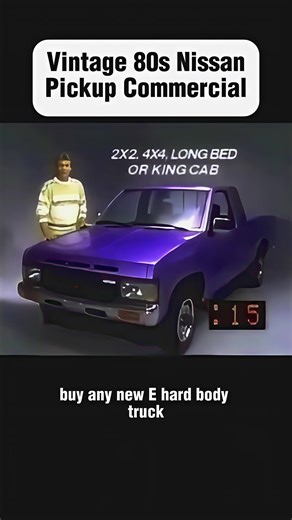 @vintagecarcommercials | 1980s Nissan Pickup Truck Tv Commercial #vintage #cars #nissan #datsun #automotive #notalgia | Instagram