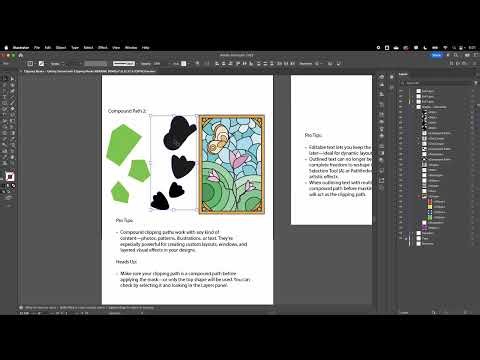 Creating a Clipping Mask with a Compound Path