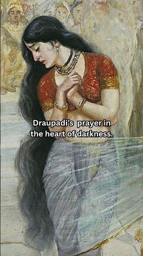 "Disrobing of Draupadi" (1922) by M. V. Dhurandhar #art #painting #history