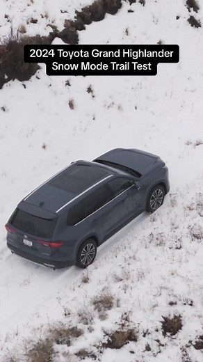 2024 Toyota Grand Highlander Snow Mode Trail Test