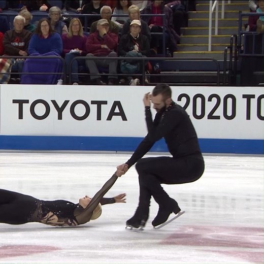When the thunder rolls... ⚡ Take a look back at Ashley Cain-Gribble and Timothy LeDuc's captivating free skate at #USChamps20 | U.S. Figure Skating