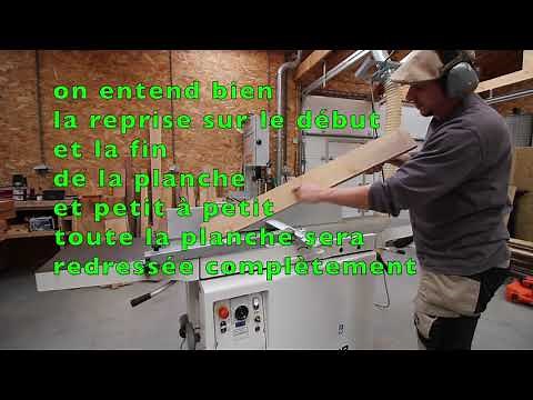 Tuto: Comment utiliser sa dégauchisseuse