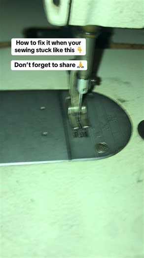 When your sewing machine is stucked like this, though this is not the only way or cause of a stucked sewing machines! Try to watch closely, you will see that the needle was resting on the machine hook. So now, lets fix the sewing machine together, ask your questions in the comment section and dont forget to share please🙏 #sewingmachine #sewingtutorial #sewingtips #sewingtipsandtricks #sewingforyoupage