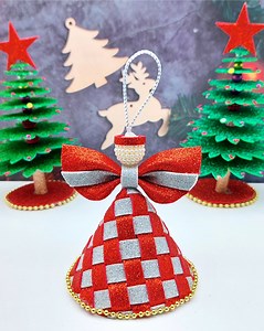 103K views · 1.5K reactions | Today i will show you how to make beautiful christmas angel with eva foam-step by step. Amazing Xmas angel making with glitter foam sheet. You can make this awesome handmade things for your christmas room decoration. Very easy and cute christmas ornaments making tutorial. Happy crafting! ✨ #Christmas #christmasangel #ChristmasDecor #christmas2023 | Creative Art & Craft Ideas | Facebook