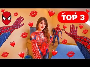 BEST TOP 3 CRAZY SPIDER-GIRL WILL NOT LEAVE SPIDER-MAN ALONE (Love Parkour POV)