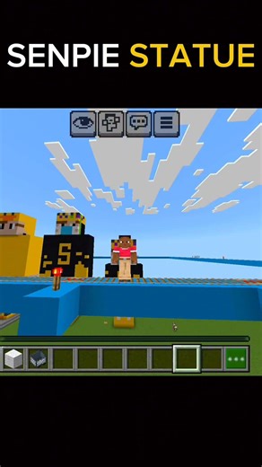 I make senpie spider statue #minecraft