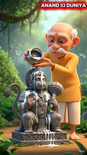 सालों पुरानी हनुमान मूर्ति से प्रकट हुए बजरंगबली 😱 #hanumanji #youtubeshorts #trendingshorts #viral