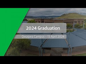 UFS Qwaqwa Campus Graduation - 13 April (afternoon session)