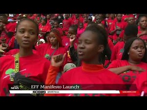 EFF launches its election manifesto for the 2024 general elections at the Moses Mabhida stadium