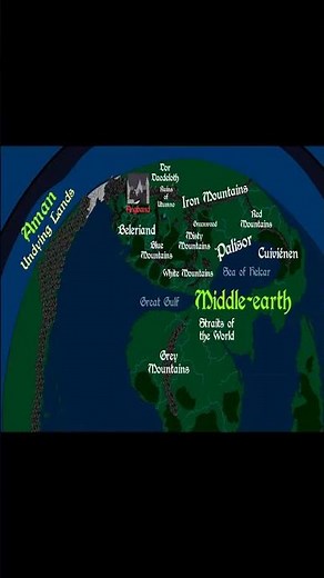 Lord of the Rings Geography: Middle-Earth & Land of the Sun | Before the Ages #lotr #lordoftherings