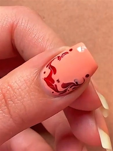 Simple Easy Nail Design Tutorial #nailart #naildesign #simplenails #easynailart #nailtech