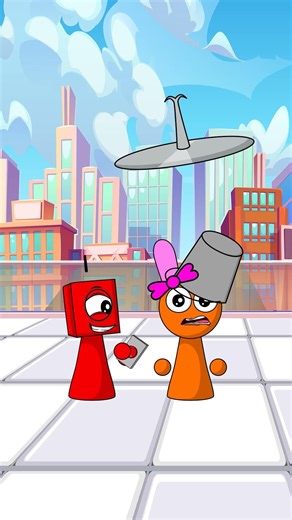 POV My Sprunki OC NumberBlocks One - One Vs Orange