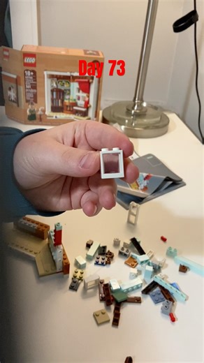 Day 73 of placing a brick everyday until done for Lego set 40766!