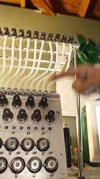 Checking Top thread tension with Tajima Tension Pen #embroiderytutorial#embroiderytension