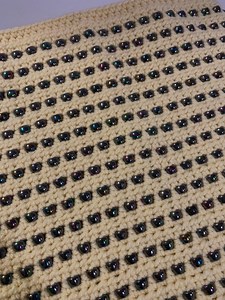 Crochet Bead Lap Blanket - Etsy