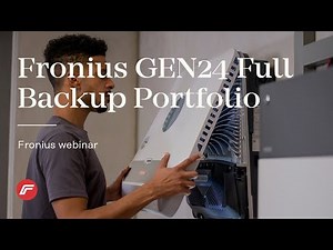 Webinar | Your Guide to the Fronius Backup Solutions Portfolio (AUS)