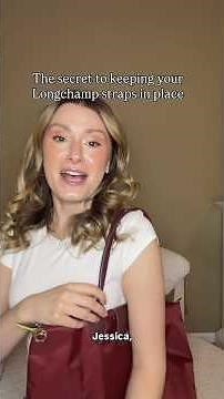 The secret to keeping your Longchamp straps from falling off ♥️ #longchamp #longchamplepliage