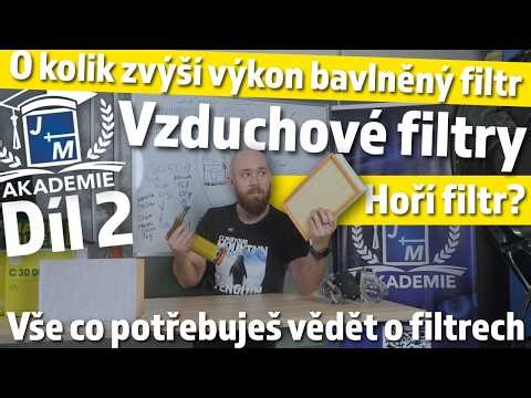 O kolik zvýší výkon sportovní vzduchový filtr? Vše o filtrech - JM Akademie Díl 2