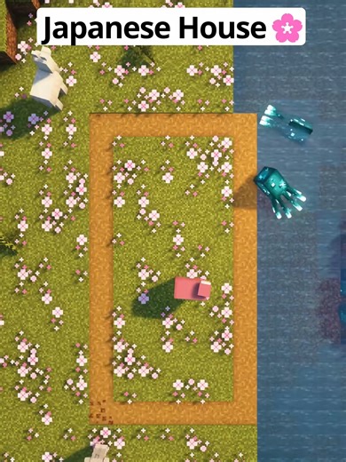 Minecraft Cherry Japanese House Tutorial
