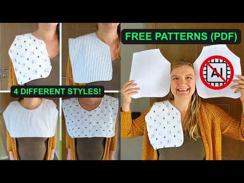 How to Sew Absorbent Burp Cloths + Free PDF Pattern! 🍼 (NO AI)