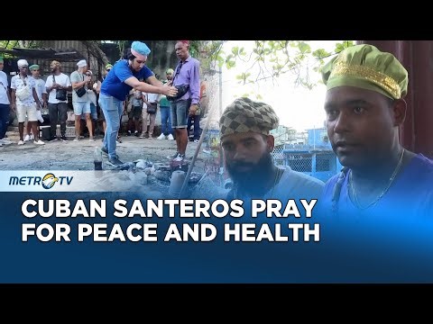 Cuban Santeros Perform Ceremonies Asking Deities for Peace and Health