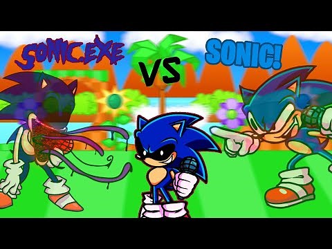 SONIC.EXE VS SONIC! Blueballed Fight for Control | (HandCam) (FNF Mod)